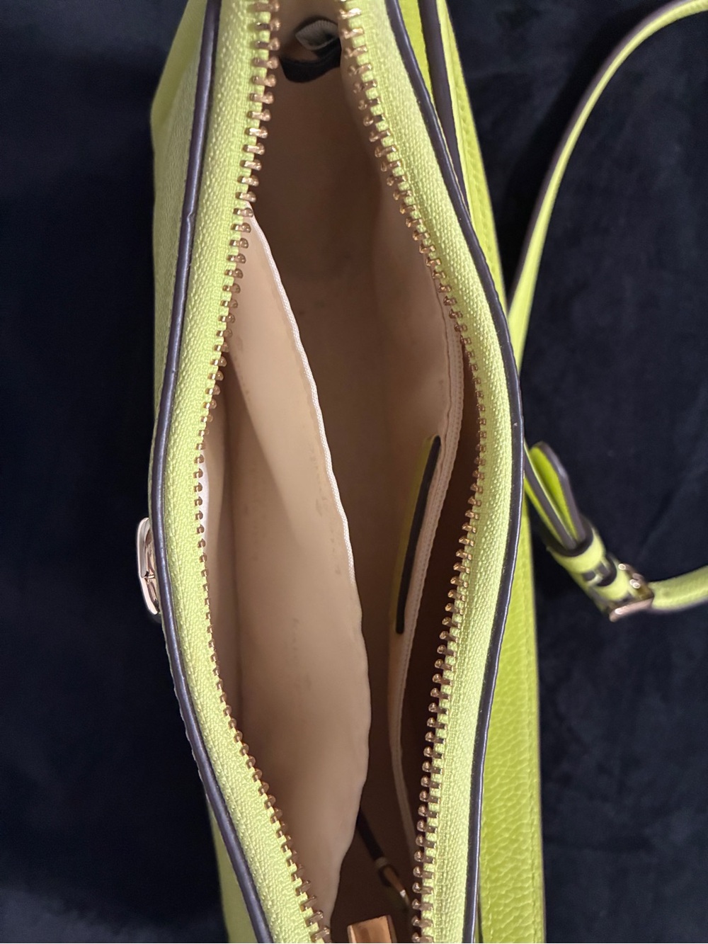 KATE SPADE Lime Slushy Convertible Kayla purse. EUC. Apx 10x4x6 Fun. Colorful - Picture 7 of 9